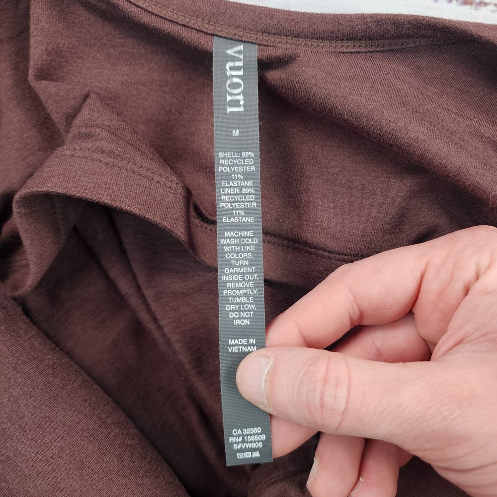 Vuori Halo Essential Dress Women's M Java Heather Brown DreamKnit VW606 Midi - Picture 3 of 7